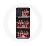 Coque pour Samsung Galaxy A13 5G BLACKPINK Cadeau de No&euml;l Chanson Last Christmas juoda
