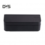 Automobilio monetų dėžutė Patogus automobilio keitimo laikiklio laikiklis Kompakti&scaron;kas patvarus monetų laikymo konteineris, skirtas automobilių namams juoda