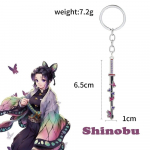 15 stilių Anime Demon Slayer Kimetsu No Yaiba Sword Raktų pakabukas Rengoku Kyoujurou Giyuu Shinobu ginklo raktų pakabukas metalinis pakabukas Dovana