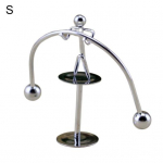 Mini balansinis &scaron;vytuoklės žmogus, metalinis sunkumų kilnojimo geležinis stiklinės lop&scaron;ys, žaislų namų dekoras