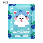 SADOER Blueberry Hyaluronic Acid Hydrating Cartoon Mask Moisturising Mask 1pcs