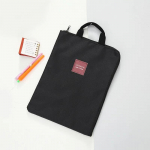 Didelė drobė A4 failų aplankas dokumentų krep&scaron;ys verslo portfelis popierius laikymo organizatorius krep&scaron;ys ra&scaron;tinės reikmenys mokykliniai biuro reikmenys pilka spalva