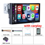 REAKOSOUND 1 Din Universal CarPlay Android-Auto Car Radio Stereo MP5 Mp3 grotuvas 7 colių Autoraido, skirtas Volkswagen Nissan Toyota