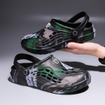 Vyri&scaron;ki lengvi vasariniai paplūdimio sandalai, lengvi sodo batai, vyri&scaron;ki kasdieniai lauko &scaron;lepetės, berniukų EVA patogus spausdinimas 39