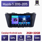 Belaidis automobilio stereofoninis radijas Carplay skirtas Mazda 5 2010-2015 Android Multimedia Video Player GPS navigacija WIFI 4+64GB
