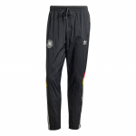 Adidas Originals Vokietija Sportinis Kostiumas Kelnės Europos Čempionatas Retro Universalios Laisvalaikio Kelnės Vyri&scaron;kos Kelnės Juodos IY7051 XS