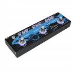 ROWIN 3-in-1 Gitaros Multi Efektų Pedalas Echo/Ensemble/Overdrive Aliuminio Lydinio Korpusas su True juoda