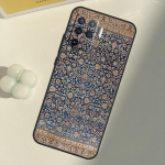 Persi&scaron;kas kilimas gėlių ra&scaron;to dėklas OPPO A53 A53S 2020 A5 A9 A31 A52 A72 A94 A74 A54 A83 A91 A93 A16 A15 galinis dangtelis OPPO A94 4G
