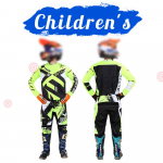 motokroso pavarų rinkinys vaikams 20 22 24 26 28 lenktyninis kostiumas MX MOTO Megztiniai ir kelnaičių komplektai Jaunimui vaikai berniukai mergaitei Motociklas BMX Visureigis dviratis Combo S-20