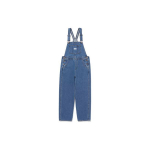 Levis Vienos spalvos Sagos Dirželis Ki&scaron;enė Tiesios Laisvos Vidutinio Juosmens Kombinezonas Moteri&scaron;kos Kelnės Indigo 85315-0022 XS