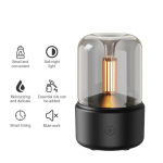 Mini oro drėkintuvas USB įkrovimas Ultragarsinis žvakių &scaron;viesos aromaterapinis difuzorius eterinio aliejaus lempa Patogus drėkinamasis purk&scaron;tuvas Biuro namams