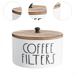 Kavos filtro laikiklis,Kavos indas,Medis,Laikymo lentyna,Kavos popieriaus stovas,Laikymas