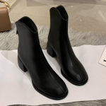 Kulk&scaron;nies batai Moteri&scaron;ki batai Platforminiai batai-Moteri&scaron;ka žieminė avalynė Užtrauktukas Žemos Klumpės Rudens Rokas Auk&scaron;takulniai Moterys