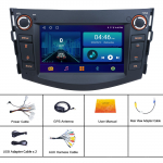 2+64G Android 13 Car Stereo, skirtas Toyota RAV4 2006-2012 7 colių jutiklinio ekrano radijas su Carplay Android Auto GPS Mirror Link, skirtas Android / iOS WiFi