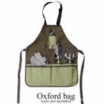 Daugiafunkcis didelės talpos sodo laikymo krep&scaron;ys Oksfordo medžiaginis krep&scaron;ys prijuostė, vandeniui atsparus vidinis sluoksnis jūros gaudymo įrankis prijuostė sodo kastuvas