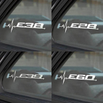 2 vienetai kelių modelių automobilių langų lipdukai ir lipdukai Automobilių kėbulo lipdukai Variklio gaubto lipdukai, skirti BMW E60 E61 E46 E39 E91 lipdukai Priedai E28