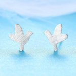 Taikos balandėlių auskarai, moteri&scaron;ki Little Fresh White Dove Brushed Ear Papuo&scaron;alai Bird Korėjos versija Ni&scaron;inio dizaino priedai