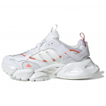 Adidas Xlg Runner Deluxe Patogūs, amortizaciniai ir atsparūs dėvėjimui žemi laisvalaikio bėgimo bateliai Unisex sportbačiai baltai oranžiniai JP5758 44⅔