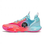 Li Ning All City 12 Madingi Universalūs Neslystantys Atsparūs Dėvėjimuisi Lengvi At&scaron;okantys Žemo Aulo Krep&scaron;inio Batai Vaikams Krep&scaron;inio Batai Raudoni Mėlyni YKBU020-3 35