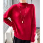 Moteri&scaron;kas ka&scaron;myro megztinis Qinghe ka&scaron;myras 30% ka&scaron;myras 70% vilna Moteri&scaron;kas rudens ir žiemos ka&scaron;myro megztinis mink&scaron;tas ir &scaron;iltas XL