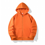 Vienspalvis medvilnės mi&scaron;inių džemperis su užtrauktuku, kilpinio mezgimo, su gobtuvu, kardiganas, laisvas džemperis, komandos uniforma, darbo reklaminiai džemperiai su gobtuvu, paltas XXXL