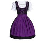 Vokietijos alaus didelio dydžio moteri&scaron;ki Dirndl suknelės Oktoberfest Colker kostiumai M blue