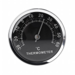 Mini 58 mm automobilio termometro mechaninis analoginis temperatūros matuoklis su lipduku