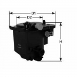 Auk&scaron;čiausios kokybės dyzelinis filtras FORD FOCUS C-MAX 1.6 TDCI 90 10-2003-03-2007 Komplekte su filtravimo elementu-Su kuro pa&scaron;ildytuvu