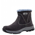 Žieminiai vyri&scaron;ki odiniai zom&scaron;iniai saugos batai Anti-Scalding Pramoniniai Anti-Smash Anti-Puncture Darbiniai batai Lauko vyri&scaron;ki sniego batai 41 juoda