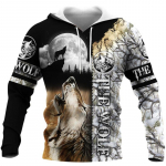 Wolf Printed Hoodies Vyri&scaron;ki 3D Hoodies Gamintojas Megztiniai Striukės Kokybi&scaron;ki megztiniai Madingi sportiniai kostiumai Animal Streetwear Out L