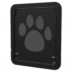 Katės durelės Magnetinis tinklelis Mažas &scaron;uniukas Kačiukas Įėjimo/i&scaron;ėjimo naminių gyvūnų durelės Apsaugos užraktas Namų sodas Katės &Scaron;unys Atlenkiamos langų durelės 29X24CM