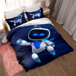 ASTRO BOT Mielas animacinių filmų patalynės komplektas Antklodžių komplektas viengulė dvigulė lova labai didelė lovos komplektas suaugusiems vaikams Miegamojo antklodės užvalkalas pagalvės užvalkalas 140x210cm 2pcs