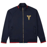 Nike SS24 Kobe serijos madingas logotipas, stovimas apykaklė, užtrauktukas, ilgomis rankovėmis striukė, vyri&scaron;ka striukė, raudona, juoda FZ0937-475 XXL