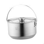 Pakabinamas puodas Stockpot 4500 ml virimo įranga, skirta atvirai ugniai, lengvai ne&scaron;iojami virtuvės reikmenys