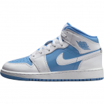 Air Jordan 1 Mid GS Legend Blue Vaikų Sneakeriai Balti FZ3933-114 38.5