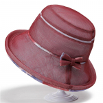 Pavasarinė ir rudeninė vidutinio amžiaus ir pagyvenusių moterų skrybėlė nuo saulės, motinos skrybėlė-dubuo, senos moters skrybėlė, kvėpuojanti vasarinė senos moters žvejo skrybėlė M（56-58cm） tamsiai mėlyna