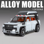 1:24 BYD U8 SUV Visureigis Lydinio Mikro Automobilis Die-cast Metalinis Mastelio Automobilio Modelis Garsas ir &Scaron;viesa Vaikų Žaislas Berniuko Kolekcija Ornamentai žalia