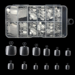 240 vienetų matinių pėdų nagų pagalvėlių, manikiūro priauginamieji pir&scaron;tų pleistrai, itin ploni ir nežymūs ne&scaron;iojami pėdų nagų pagalvėlės