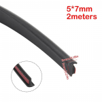 2/4/5M automobilio guminė sandarinimo juostelė T formos automatinio sandarinimo briaunų oro juosta Automobilio buferio sparno i&scaron;lenkimo arkos formavimo apdailos sandarikliai