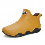 WTEMPO Didelio dydžio trumpi lietaus batai, lauko, neslystantys, žvejybiniai, neper&scaron;lampami, suaugusių porų vandens batai, atsparūs dėvėjimuisi, virtuvės darbo batai 36 juoda