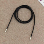 Fashion Leather Thin Belts Women Dress Coat Shirt Decor Rope Belt Solid Color Lanyard For Waist Simple Long Belt Cord Wholesale one size juoda