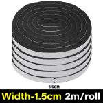 60/2m Lipnios Kempinės Sandarinimo Juostelės Durų Langų Apsauga nuo Vėjo Apsauga nuo Dulkių Garso Izoliacija Oro Sąlygų Juostelės Namų Sandarinimo Juostos Juosta 2M(1 roll))