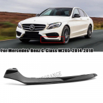 Priekinio buferio apatinės lūpos apdaila, skirta Mercedes Benz C klasė W205 C300 C400 C63 2014 2015 2016 2017 2018 Automobilių priedų apdaila