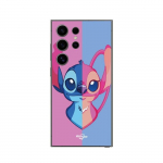 Coque Samsung Galaxy S25 Ultra STITCH ET ANGEL BLEU ET ROSE Maniacase juoda