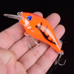 1 vnt. 7,5 cm 12 g Kieti VIB Masalai Žvejybai Minnow Masalas Trigubai Kabliukai Skęstantis Crankbait Vobleriai Žvejybos Reikmenys 3D Akys 6#