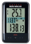 CAT EYE Dviračio kompiuteris MICRO WIRELESS Juodas Spidometras Dviračiui CC-MC200W juoda
