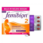 FEMIBION 2, Maisto papildas nė&scaron;čioms moterims, 4 savaičių pakuotė, 2 &times; 28