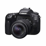 Canon EOS 90D skaitmeninis veidrodinis fotoaparatas + EF-S 18-55mm f/3.5-5.6 IS STM priartinantis objektyvas juoda