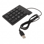 Laidinis skaičių blokas 18 klavi&scaron;ų ergonomi&scaron;kas USB &bdquo;Plug and Play&ldquo; tylus spausdinimas mini skaitmeninė klaviatūra PC ne&scaron;iojamam kompiuteriui