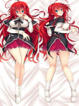 Anime High School DxD Seksuali mergina Rias Gremory Himejima Akeno Irina Shidou Dakimakura Kūno pagalvės užvalkalas Apkabinama kūno pagalvė 50x150cm pillowcase